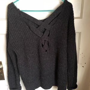 Urban Outfitters Lattice back sweater